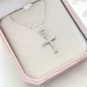 Collar Cruz Fe - Plata 925