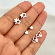 Set 3 Aretes Alessia - Plata 925