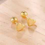 Aretes Mini Corazón Waterproof