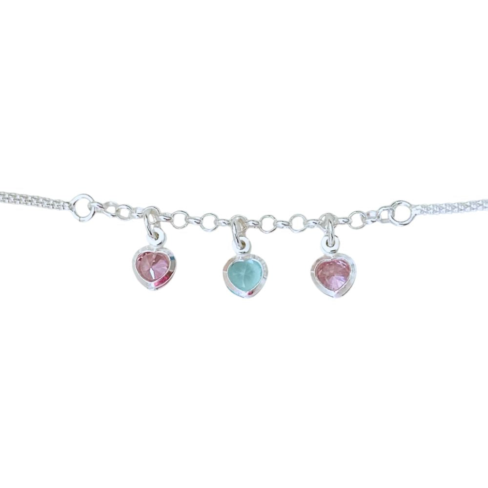Pulsera Amar Rosado plata925