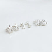 Set 3 Aretes Alessia - Plata 925