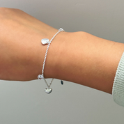 Pulsera Corazón Afrodita  - Plata 925