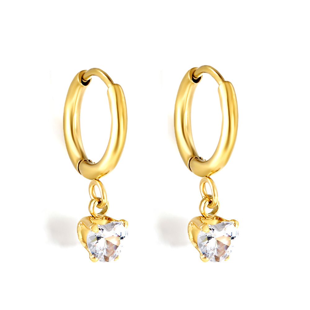 Aretes Encanto Waterproof - Joya en acero inoxidable enchapado en oro 18k - D'Merys