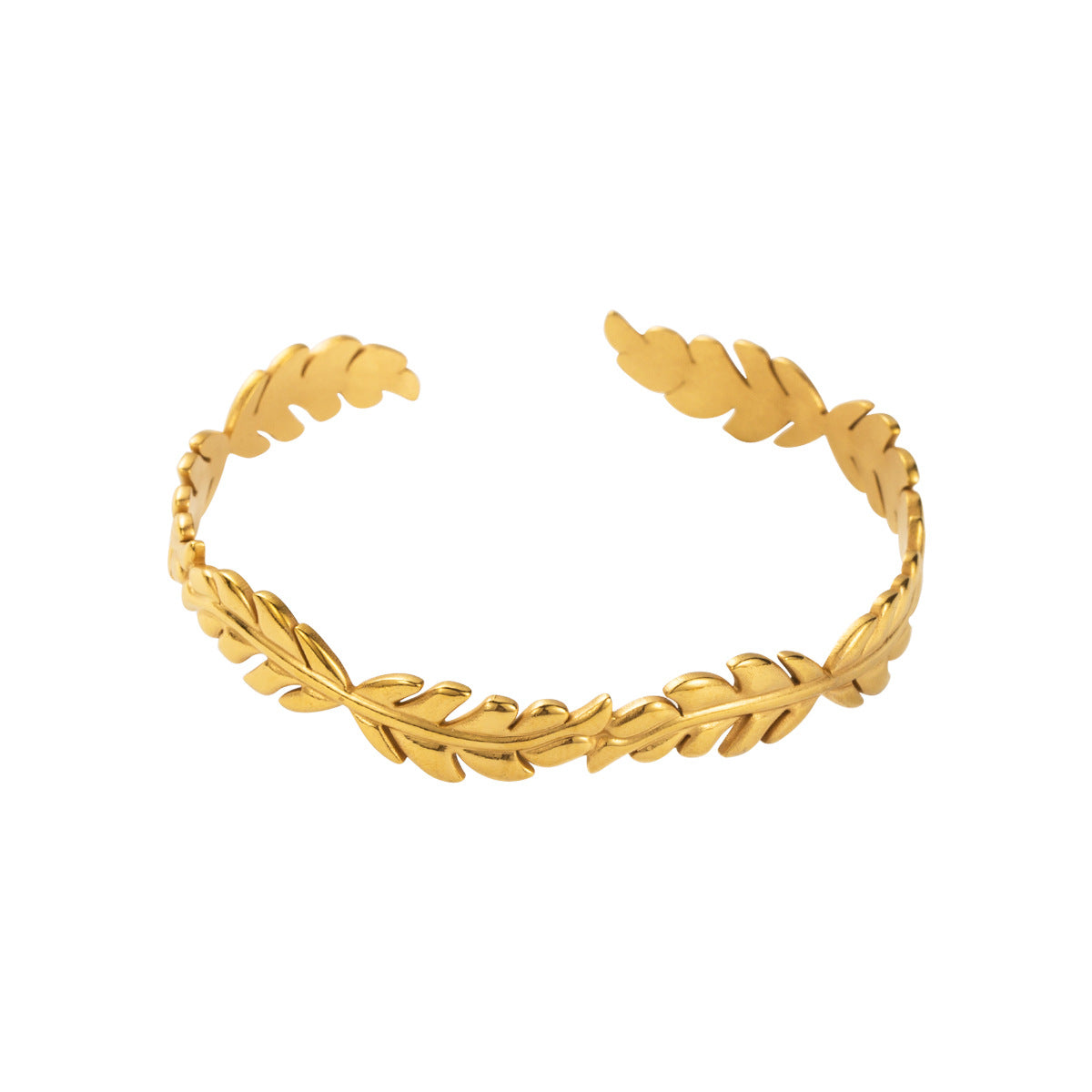 Brazalete Espiga Regulable Waterproof - Joya en acero inoxidable enchapado en oro 18k - D'Merys