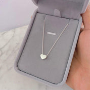 Collar Corazón Pasante Plata Silver 950 - D'MERYS JOYAS Y ACCESORIOS