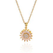 Collar Girasol Antiestrés - Joya en acero inoxidable - D'Merys