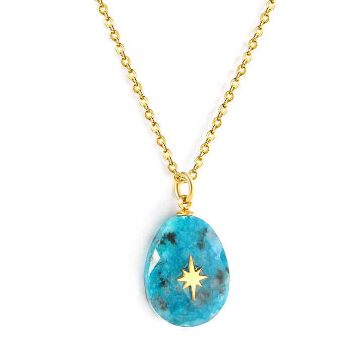 Collar Medalla Celestial Waterproof - Joya en acero inoxidable enchapado en oro 18k - D'Merys