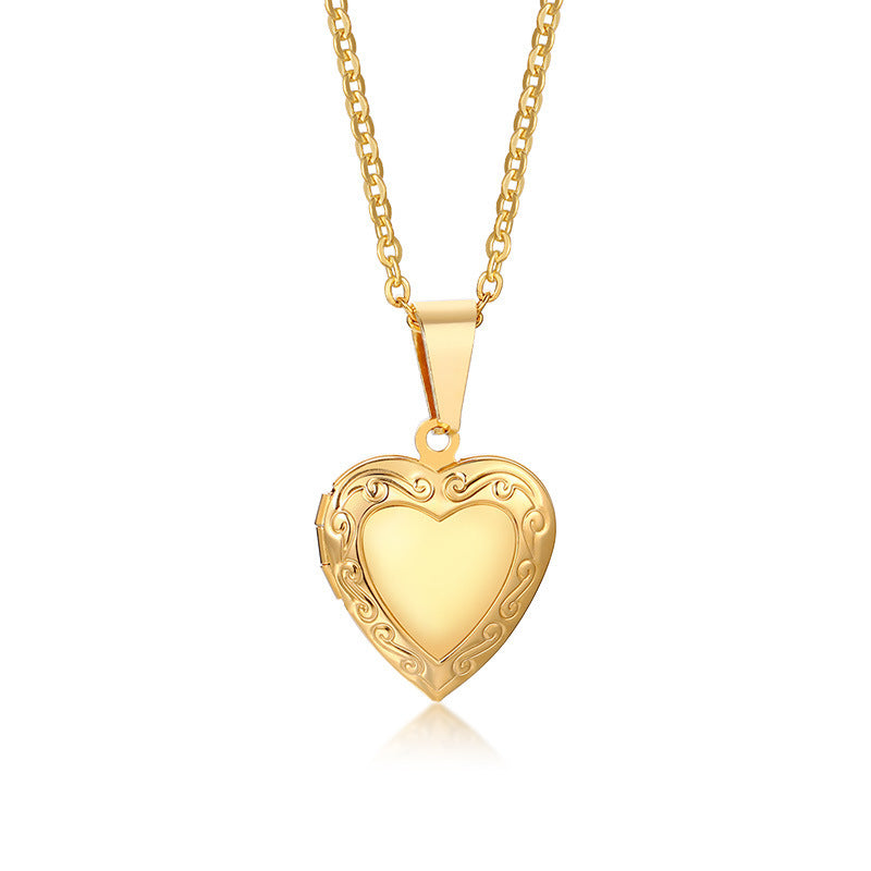 Collar Relicario Dulcelia Waterproof - Joya en acero inoxidable enchapado en oro 18k - D'Merys