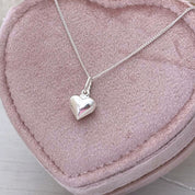 Collar Corazón Bombita Plata 925