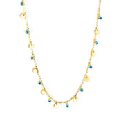 Gargantilla Ojo Turco Waterproof - Joya en acero inoxidable enchapado en oro 18k - D'Merys
