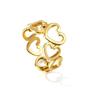 Anillo Regulable Corazones Waterproof