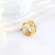 Anillo Triple Regulable Cadena Waterproof