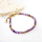 Pulsera Piedra Amatista Waterproof