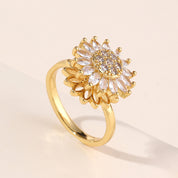 Anillo Antiestrés Girasol - D'MERYS JOYAS Y ACCESORIOS