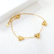 Pulsera Triple Hearts Waterproof