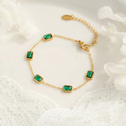 Pulsera Esmeralda Waterproof