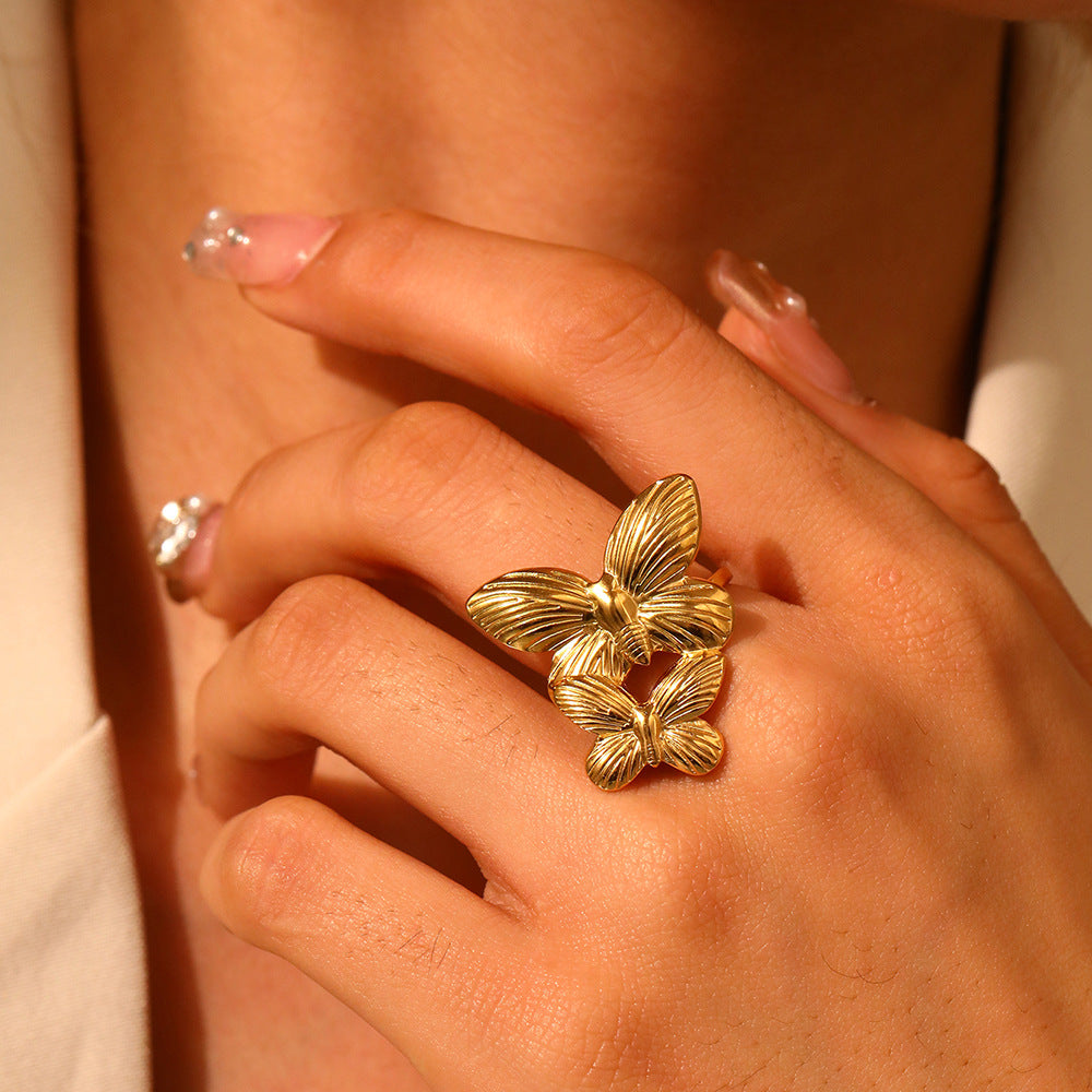 Anillo Mariposa Lucia Waterproof-Regulable