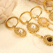 Aretes Girasol Waterproof