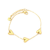 Pulsera Triple Hearts Waterproof