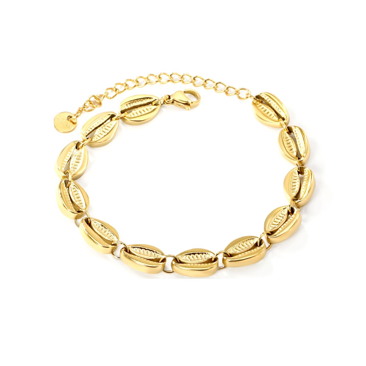 Pulsera Conchitas Chic Waterproof - Joya en acero inoxidable enchapado en oro 18k - D'Merys