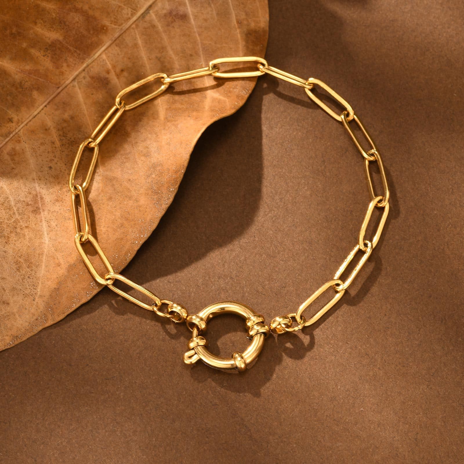 Pulsera Marina Waterproof - Joya en acero inoxidable enchapado en oro 18k - D'Merys