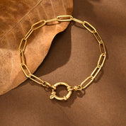 Pulsera Marina Waterproof - Joya en acero inoxidable enchapado en oro 18k - D'Merys
