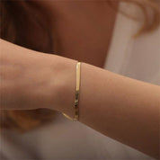 Pulsera Snake Lili Waterproof - Joya en acero inoxidable enchapado en oro 18k - D'Merys