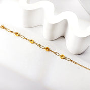 Pulsera Odisea Eslabones Waterproof - Joya en acero inoxidable enchapado en oro 18k - D'Merys