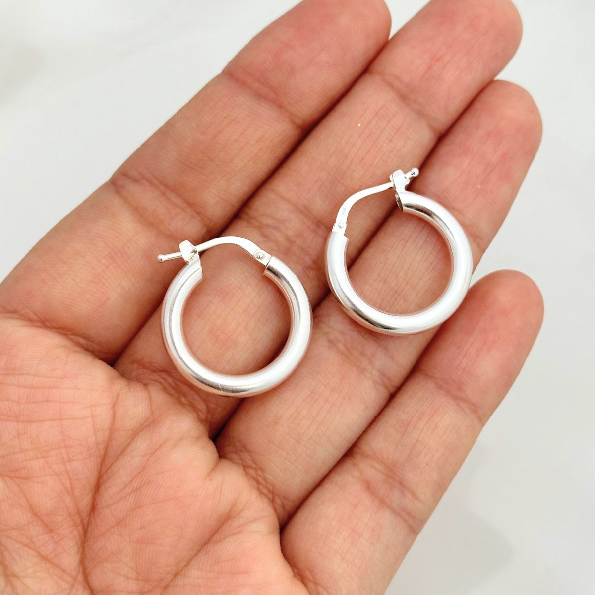 Argollas Lisa Clásica - Plata 925