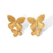 Aretes Mariposa Lucia Waterproof