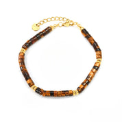 Pulsera Piedras Ojo Tigre Waterproof