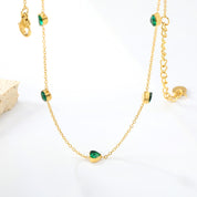 Gargantilla Heart Esmeralda Waterproof